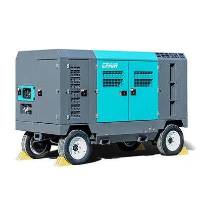 Comment arrêter un compresseur diesel mobile?